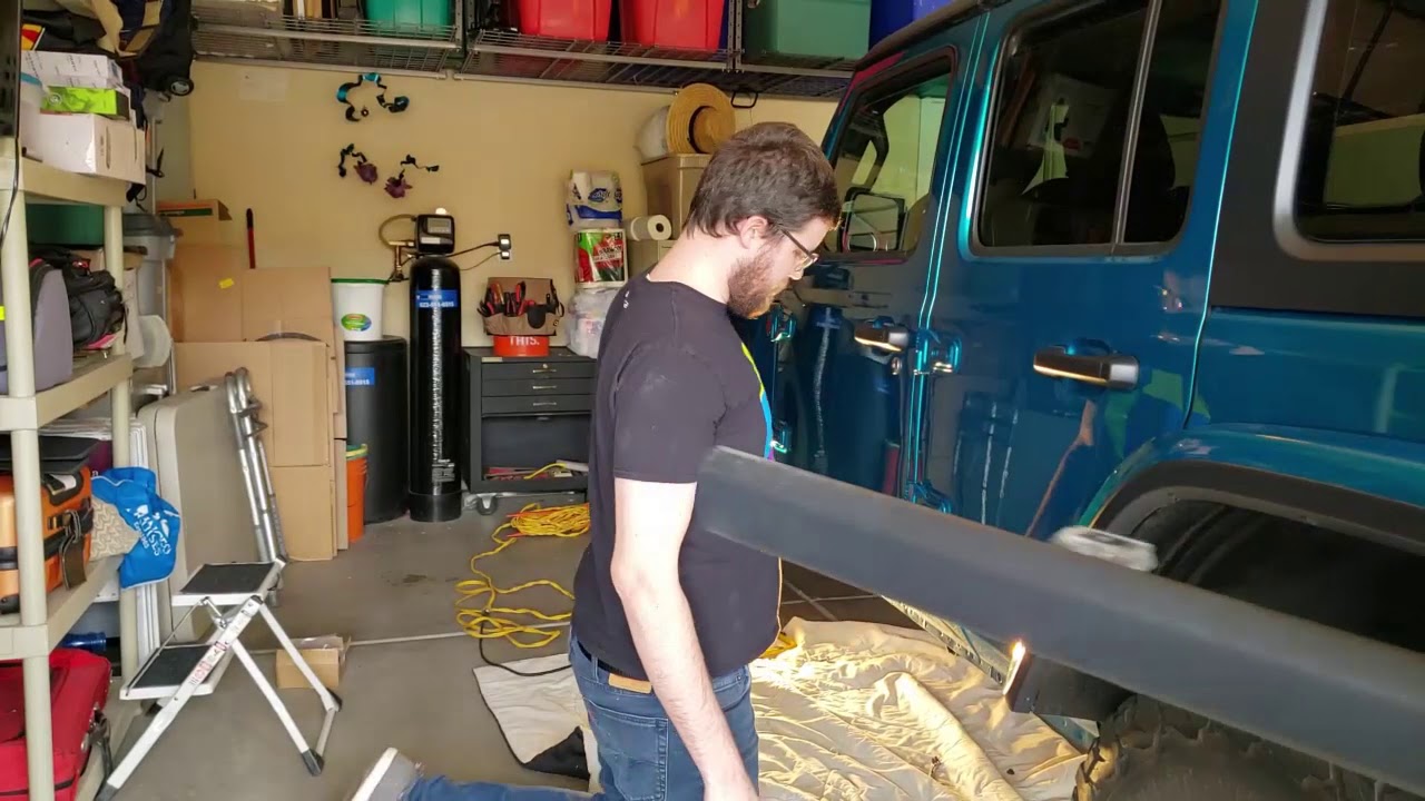 Jeep Wrangler Rubicon Extreme Terrain DIY Rubi Rail Installation