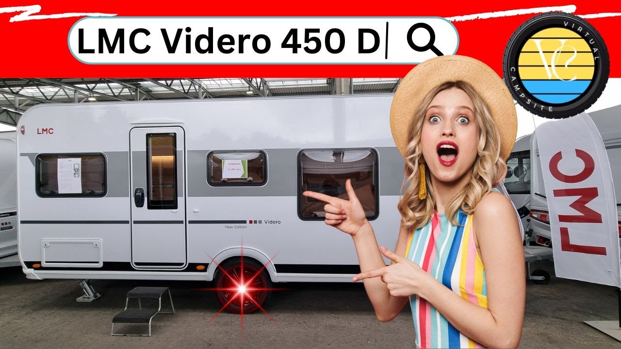 LMC Videro 450 D – Top Wohnwagen 2024 mit komplett GFK Aufbau und Hammerpreis!