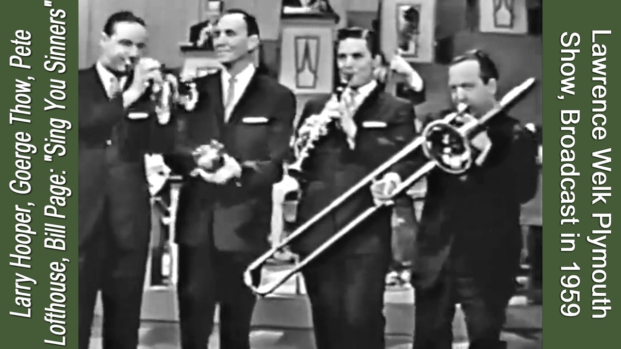 Trumpet and Trombone Accenting a Bass Voice (Larry Hooper). George Thow and Pete Lofthouse. 1959.