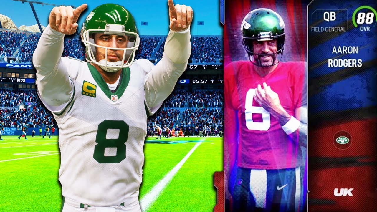 88 Aaron Rodgers is UNFAIR in Madden 24!
