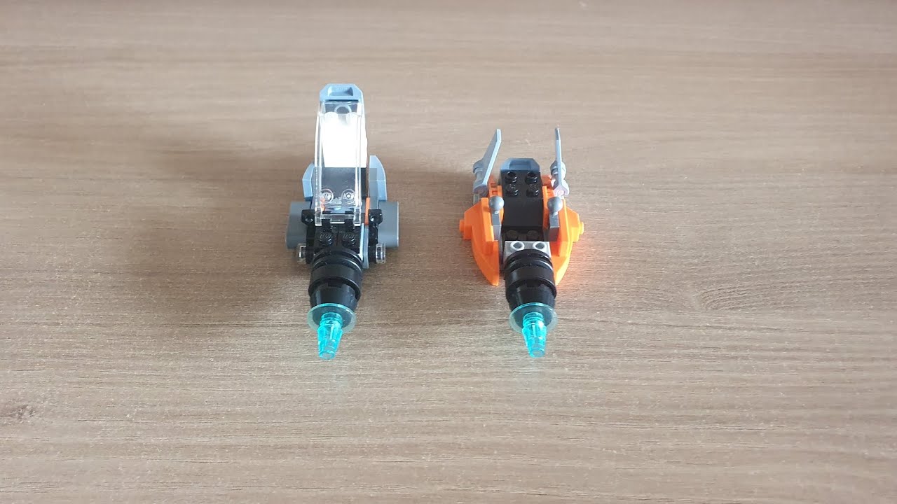 Lego 31111 alternate build fighting spaceships 