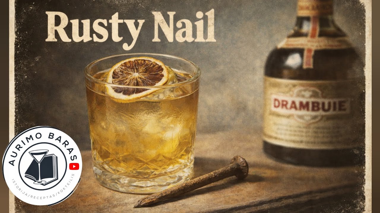 Rusty Nail kokteilis 