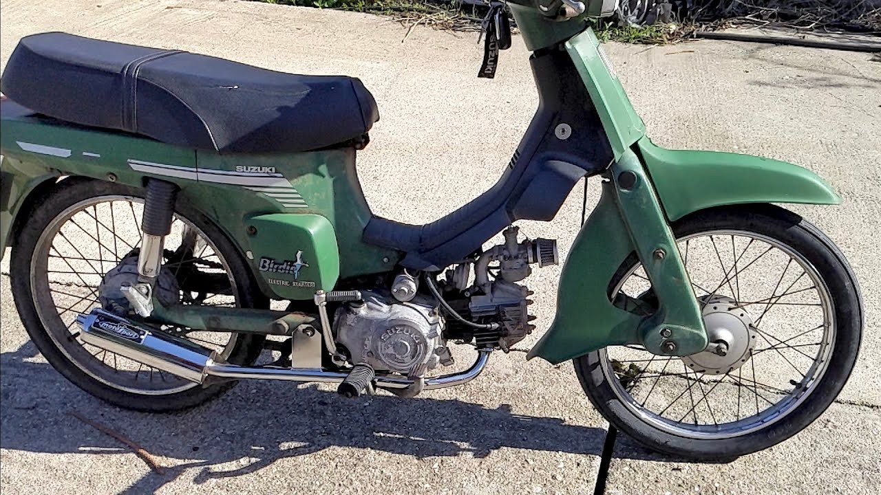 Τοποθέτηση εξάτμισης Motosport σε παπί Suzuki FB