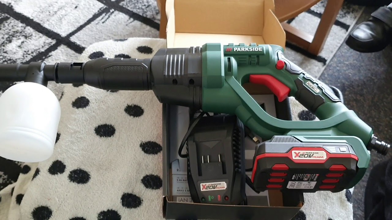 Lidl Cordless Pressure Washer ( Parkside) Review