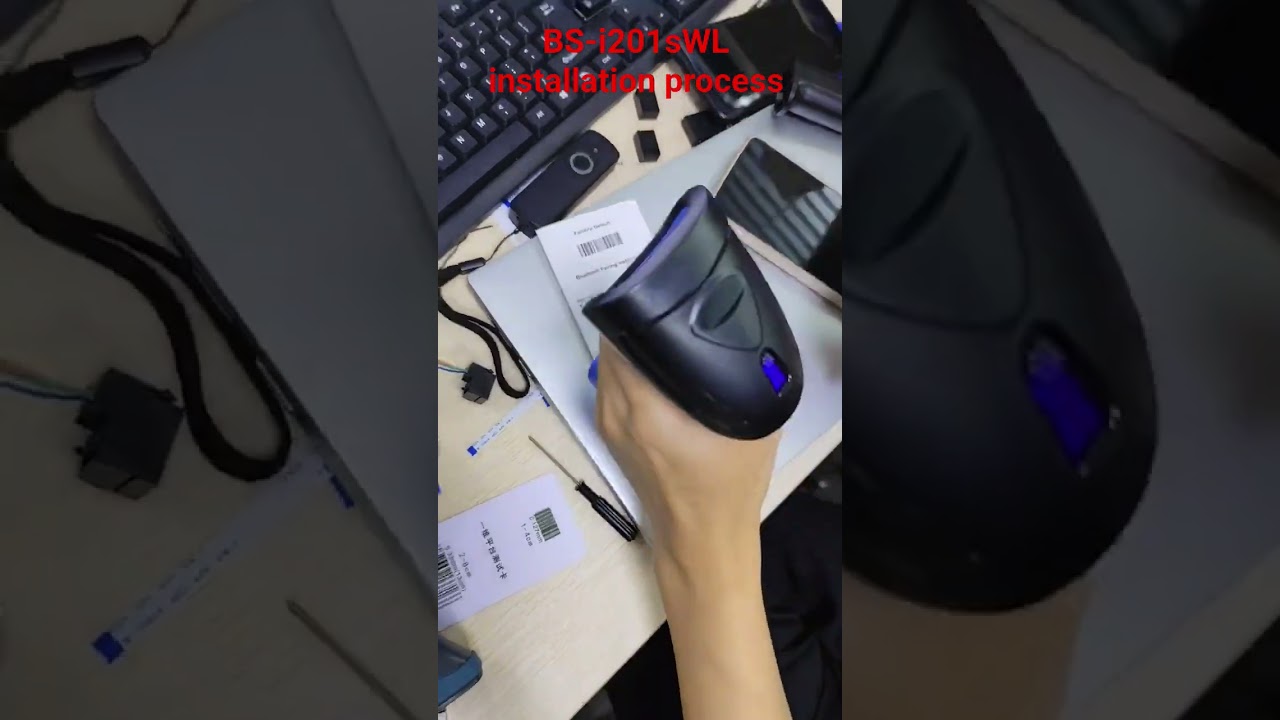 TVS BS-i201sWL scanner installation process #tvs #installation #demo #scanner #barcodescanners