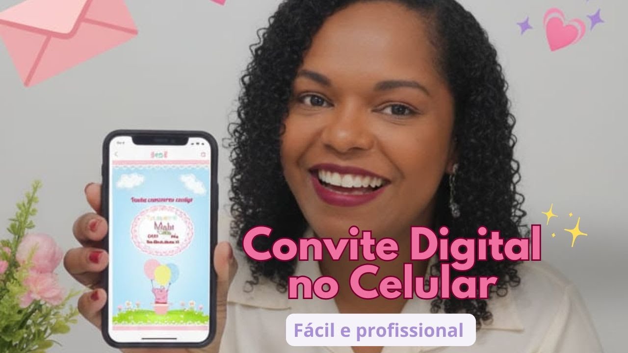 Como Fazer Convite Digital Incrível no Celular (Passo a Passo Rápido e Profissional!