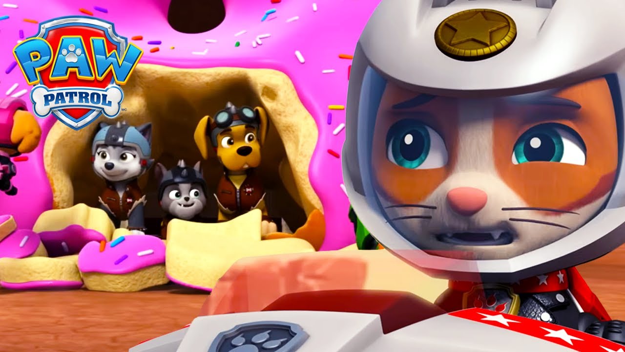 Кражба на понички: Дива котка преследва крадците! | PAW Patrol Bulgarian