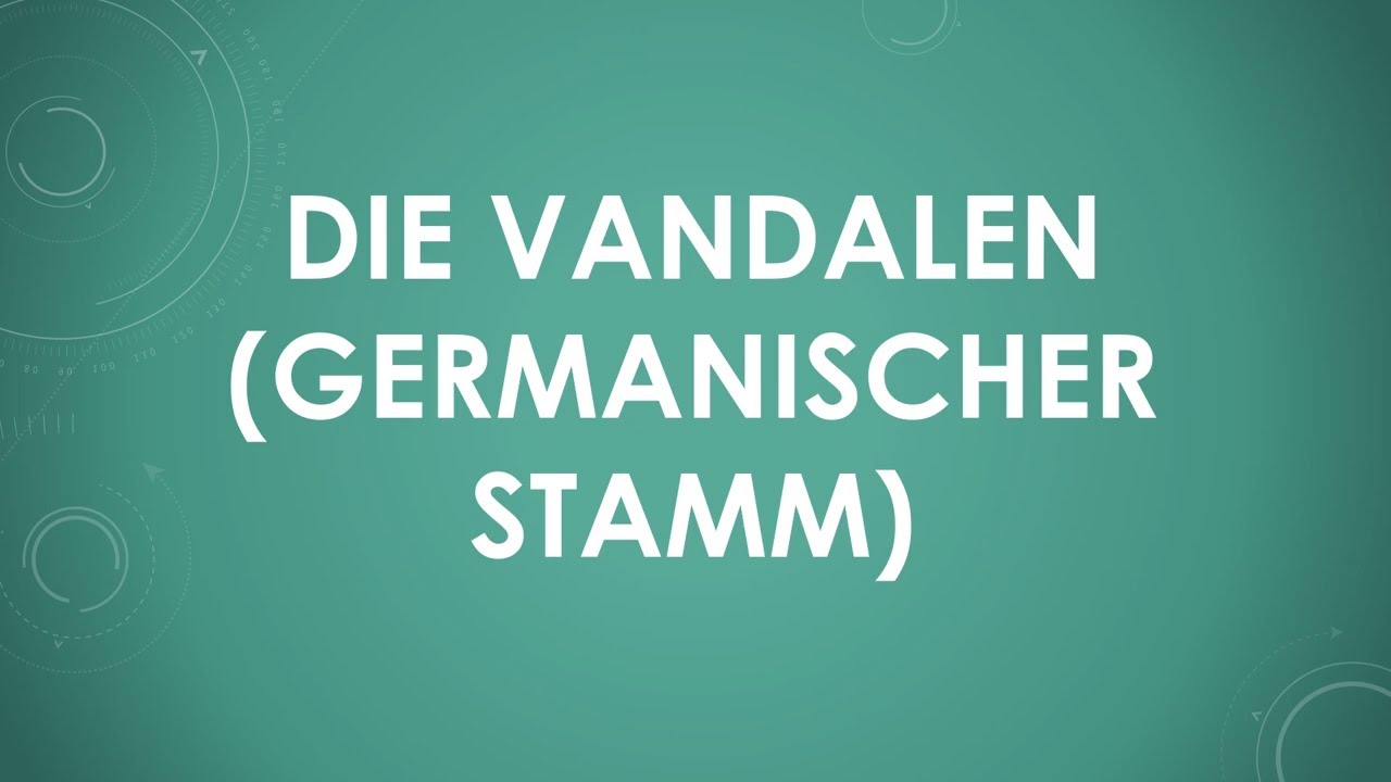 Die Vandalen einfach und kurz erkl&auml;rt