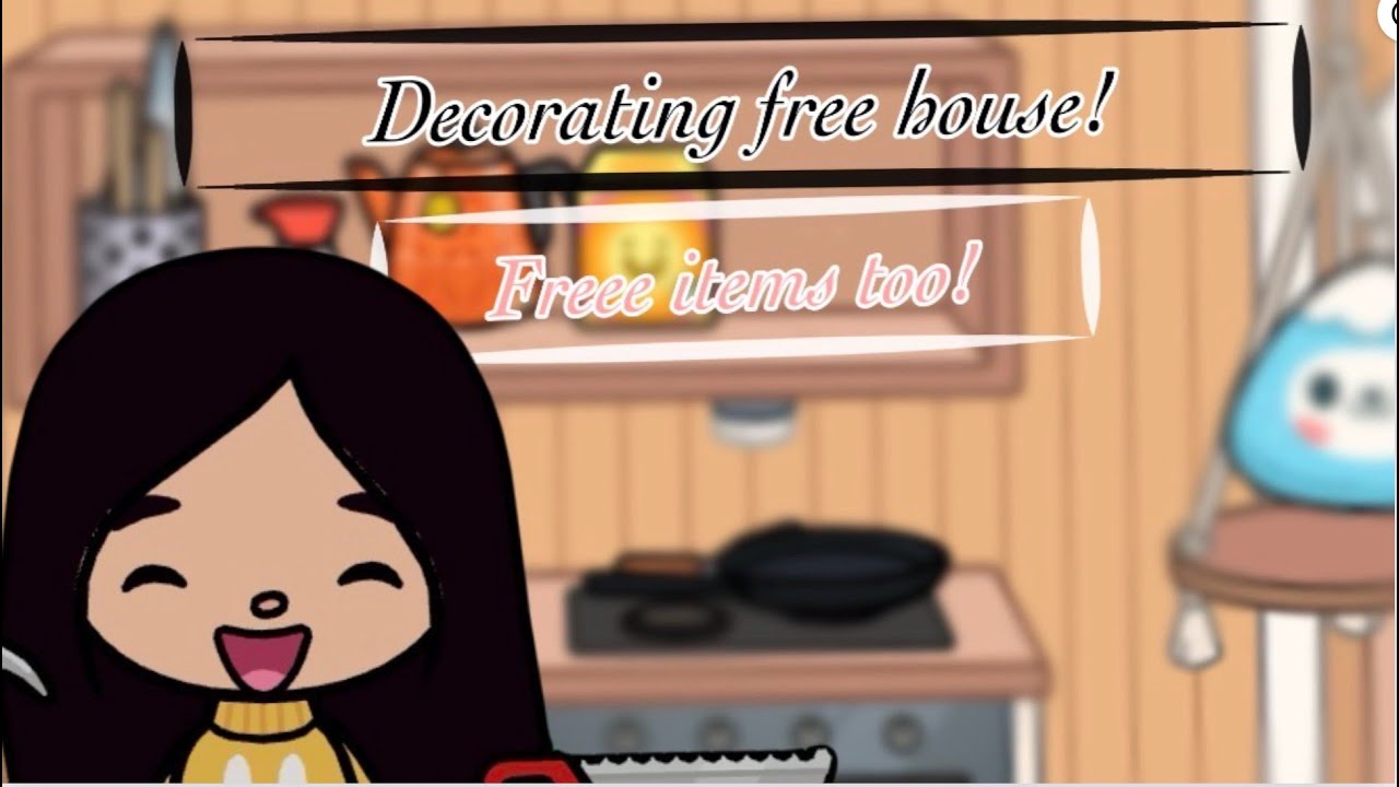 House decorating! Using free items too!