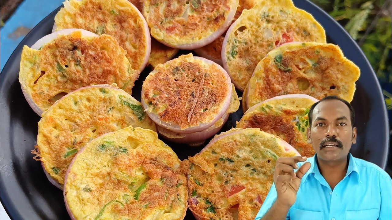 சுத்தி சுத்தி வருவாங்க🔥😋Perfect Omelette Recipe in Tamil & English | Quick Breakfast |Ring omelette