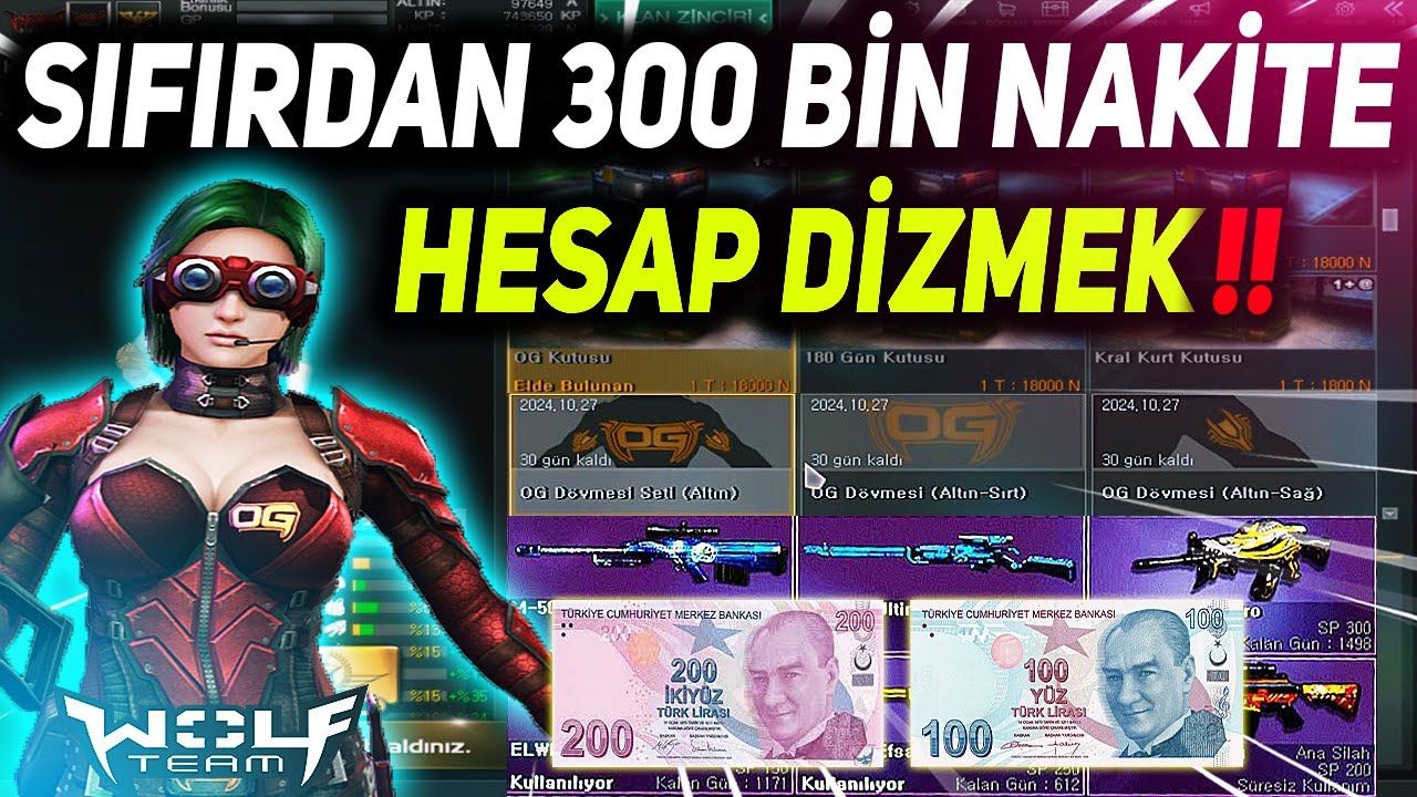 SIFIRDAN 300 BİN NAKİTE EFSANEVİ HESAP DİZMEK!