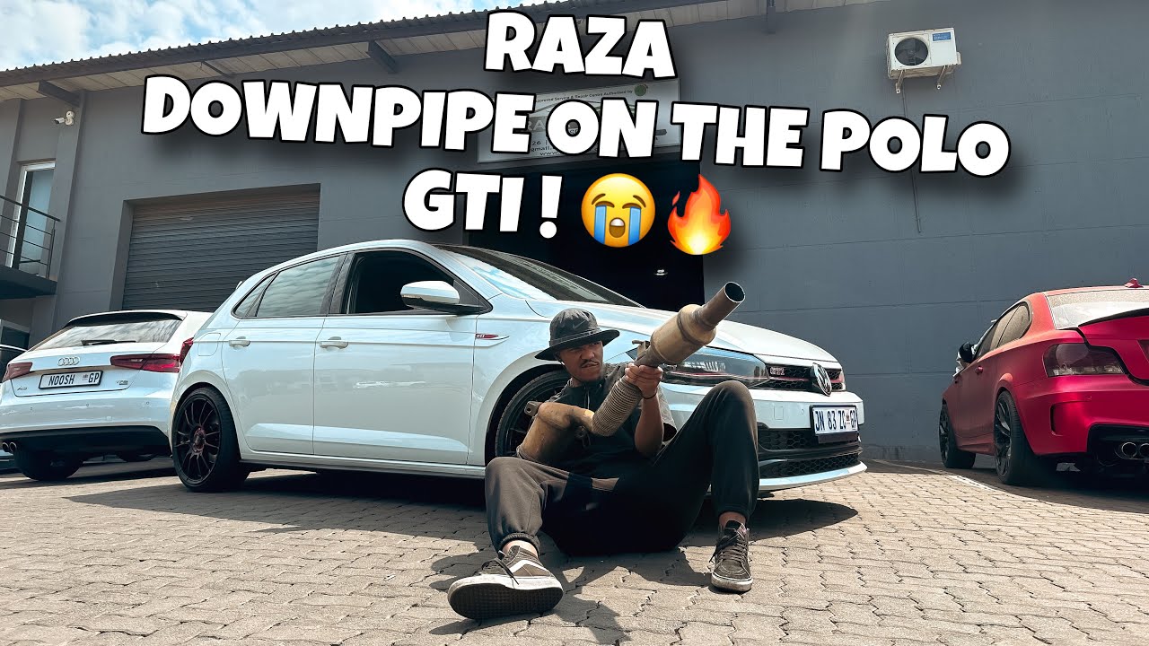 The VW Polo GTI Gets A RAZA Auto Custom DownPipe!!! 🔥 & SAD Update On The BAGGED BMW E30 😭💔