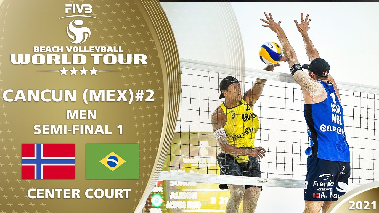 Mol/Sørum vs. Alison/Álvaro Filho - Full Match | 4* Cancun 2021 #2