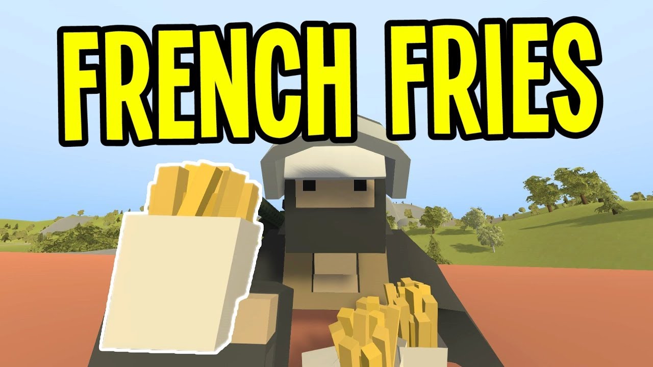 Unturned - POLICE HELMET and FRENCH FRIES!! - Greece Map Survival - Episode 12