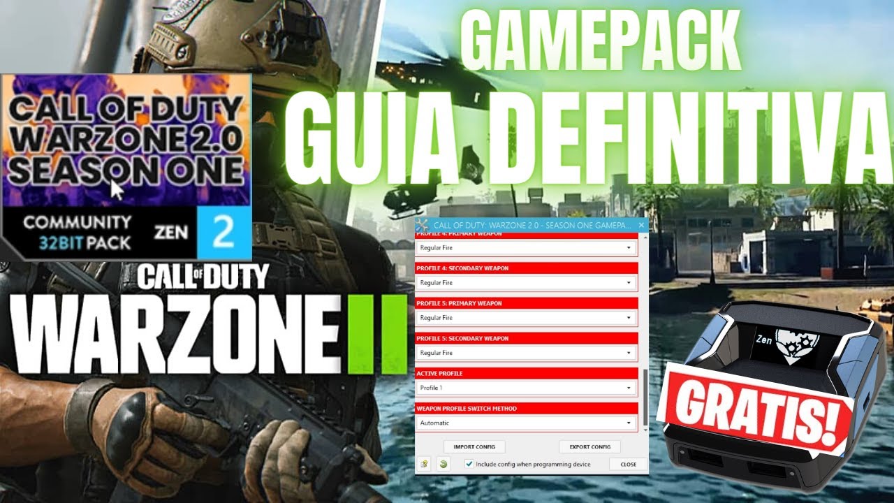 CRONUS ZEN / WARZONE 2.0 SEASON 1 32BIT GAMEPACK / GUIA DEFINITIVA PRO