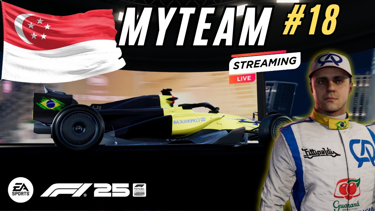A COPERSUCAR Está de Volta no F1 25 | Equipe Brasileira no MyTeam em 2K Grande Prêmio de Singapura
