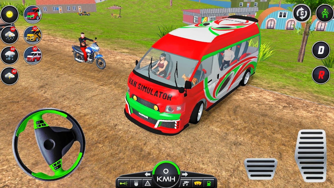 Van Driving Simulator Games 2026 - Public Minibus Realistic Offroad Driving - Android GamePlay