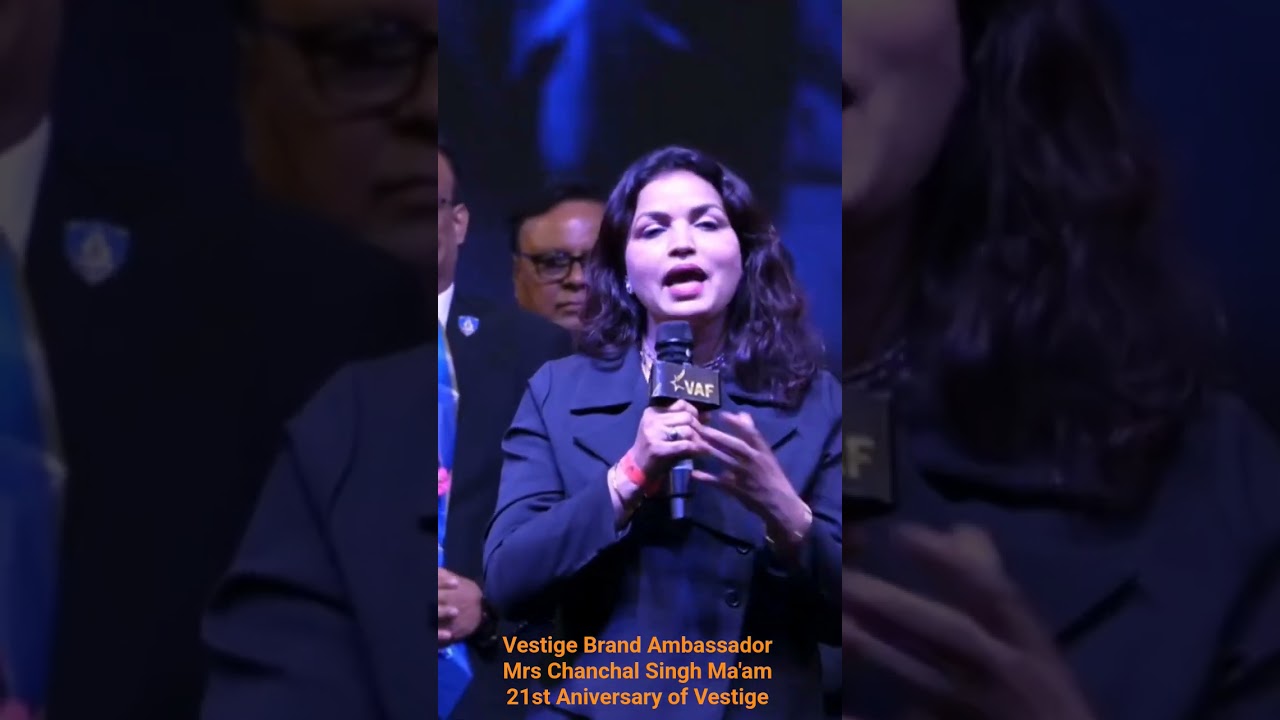 Vestige Brand Ambassador Mrs Chanchal Singh at 21st Anniversary Vestige #vestige