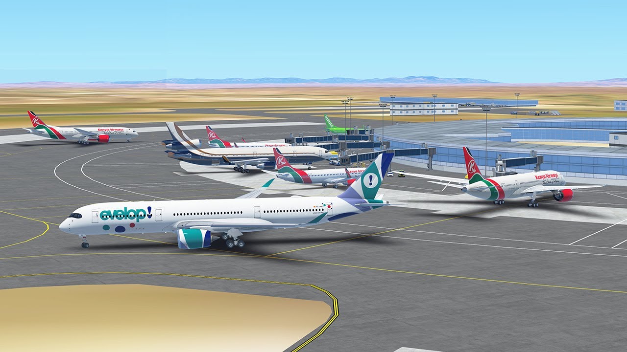 28 Minutes of Plane Spotting at Nairobi International Airport (HKJK) - Infinite Flight Simulator