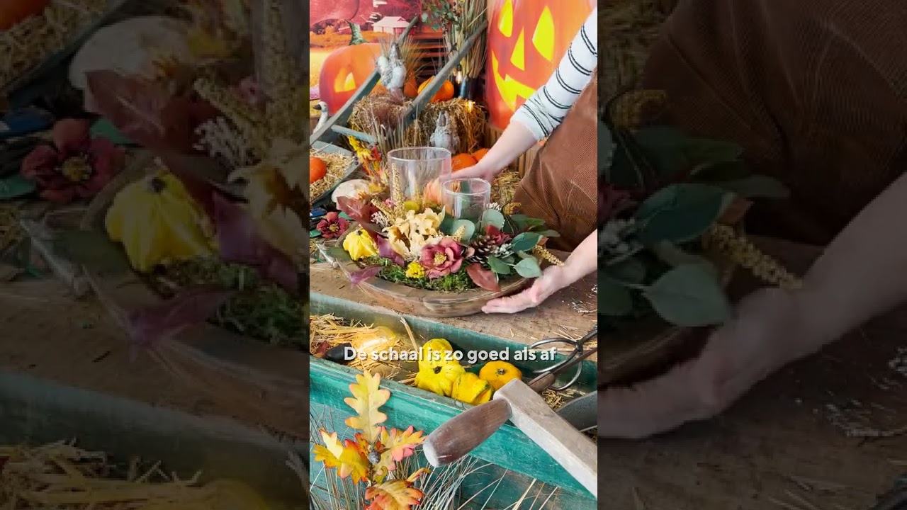 Een herfststuk maken in 4 stappen
