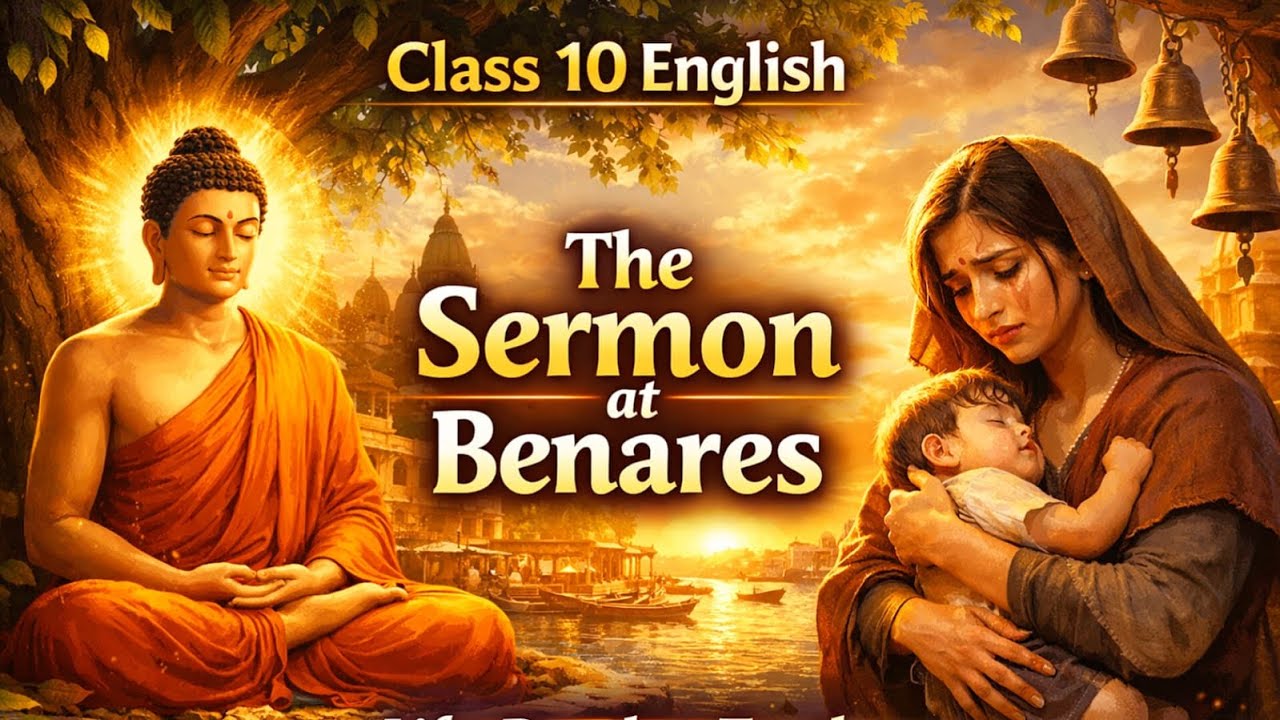 The Sermon at Benares Class 10 English Full Story in Hindi | CBSE Board