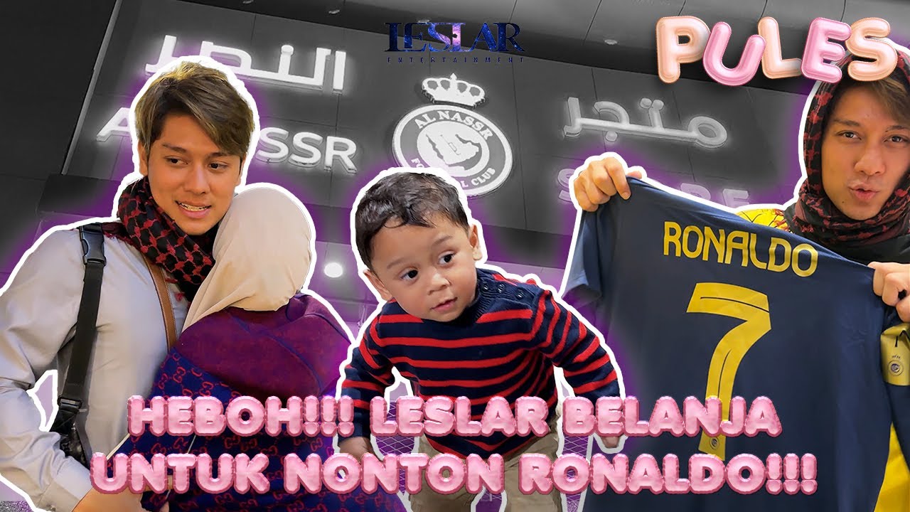 PULES : RIZKY BILLAR & LESTI KEJORA GA SABAR NONTON BINTANG IDOLANYA, CRISTIANO RONALDO! IIIH SERU!!