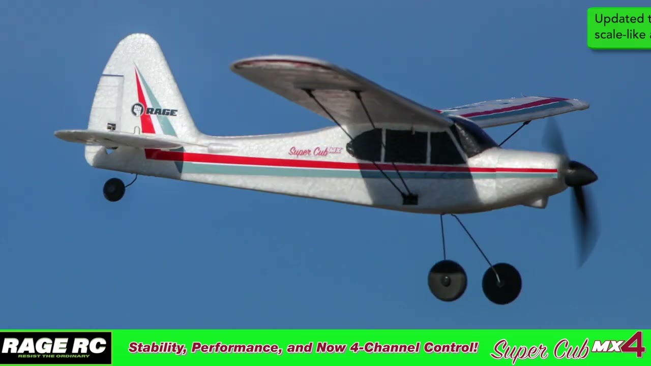 Super Cub MX4 Micro RTF Airplane from Rage R/C