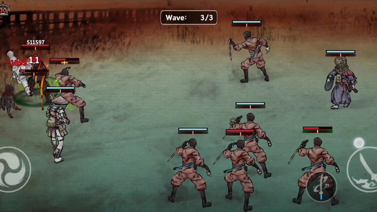 Chp 4 - Kenji vs 3 wave ambush Enhanced enemies +- fusillade Cosmic Garou OST #roninthelastsamurai