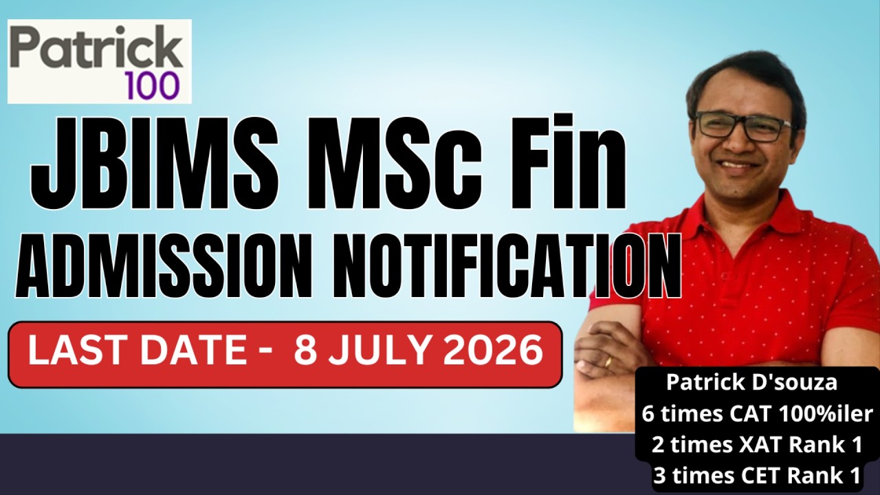 JBIMS MSc Finance 2026&ndash;2028: детали поступления | Критерии и процесс приема | Патрик Соуза