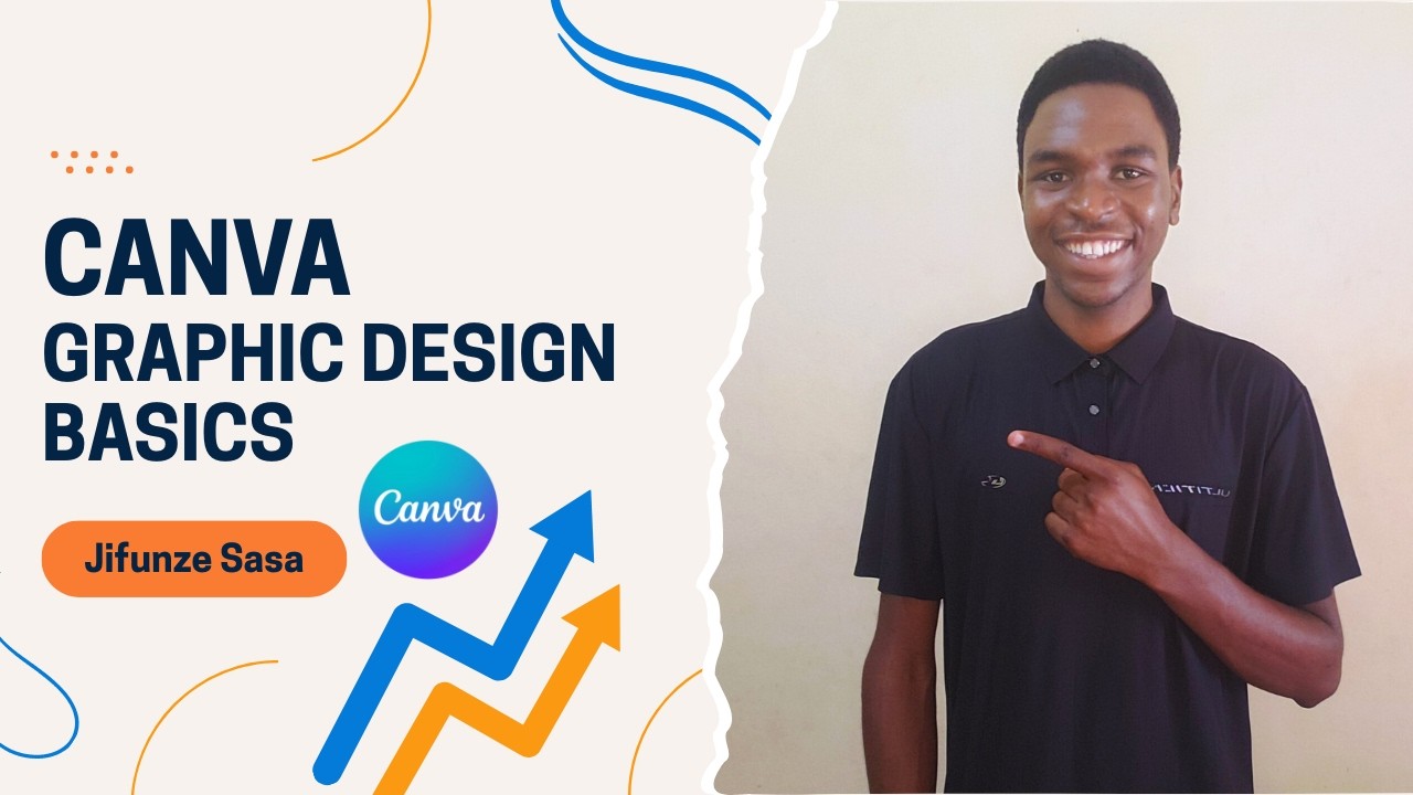 Canva Graphic Design Basics | Jifunze Design Principles kwa Canva (Beginner Tutorial)