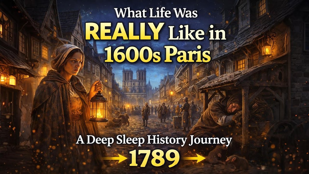 What Life Was REALLY Like in 1600s Paris: A Deep Sleep History Journey | Boring History for Sleep