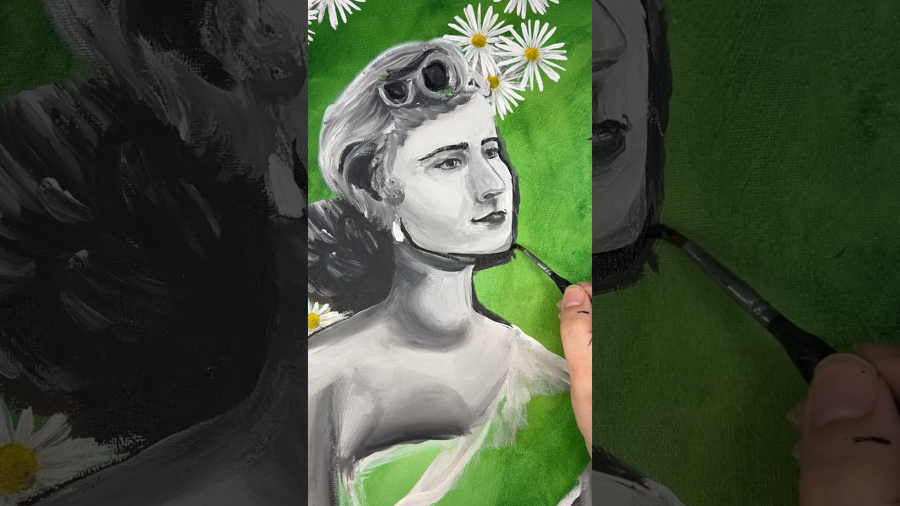 A Really BAD Painting Tutorial #art #painting #diy #portrait #design #homedecor #tutorial