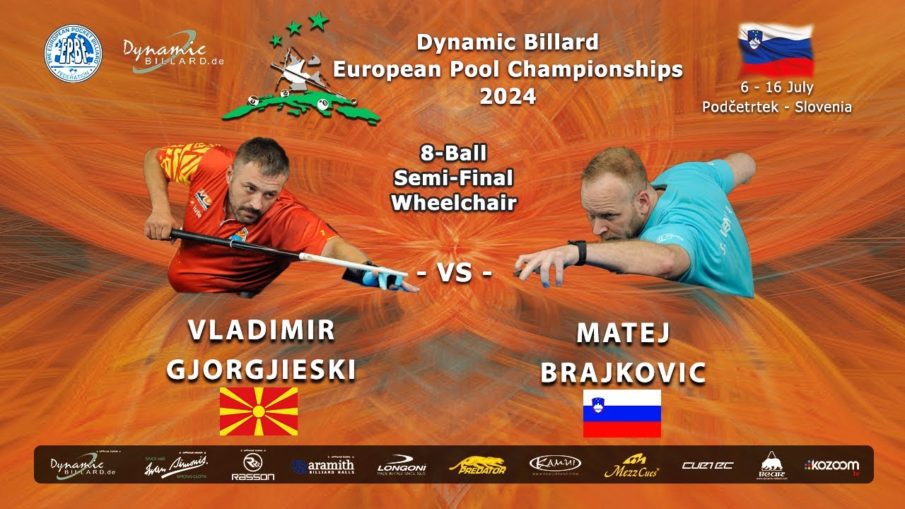Day 8; Semi-final: Dynamic Billard European Championships 2024 Men, Women, Wheelchair & U23's.