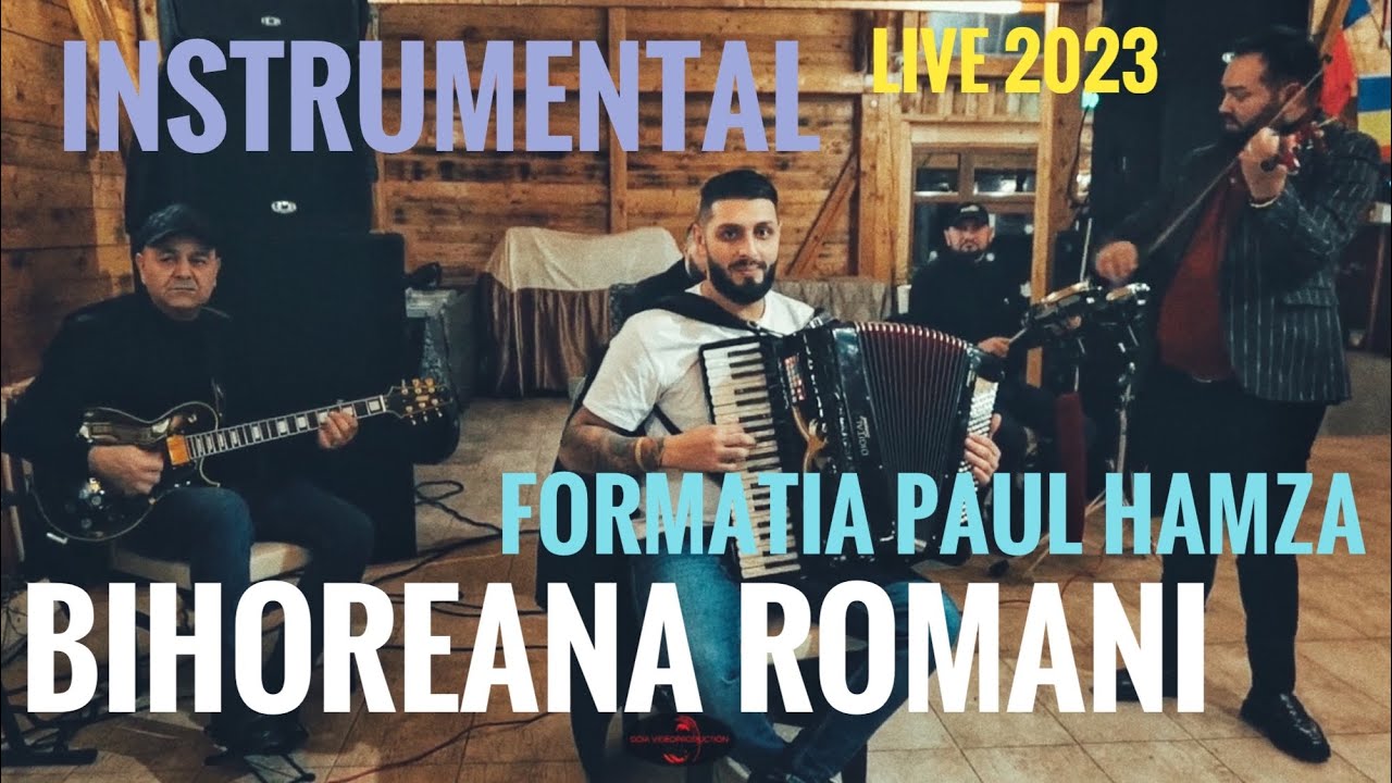 Formatia Paul Hamza⚪️Bihoreana Romani Live 2023 Puiu Ghiera🪗Samir Parna🎹Bela Vaszi 🎸Iozefin Rat🎻