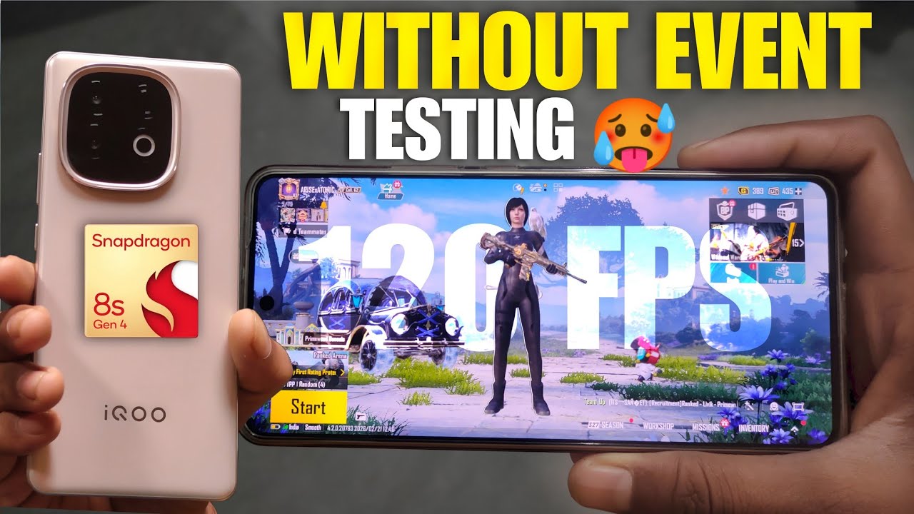iQOO Neo 10 Without Event 120 FPS Performance Test | More Stable FPS | 5 Months of Usage