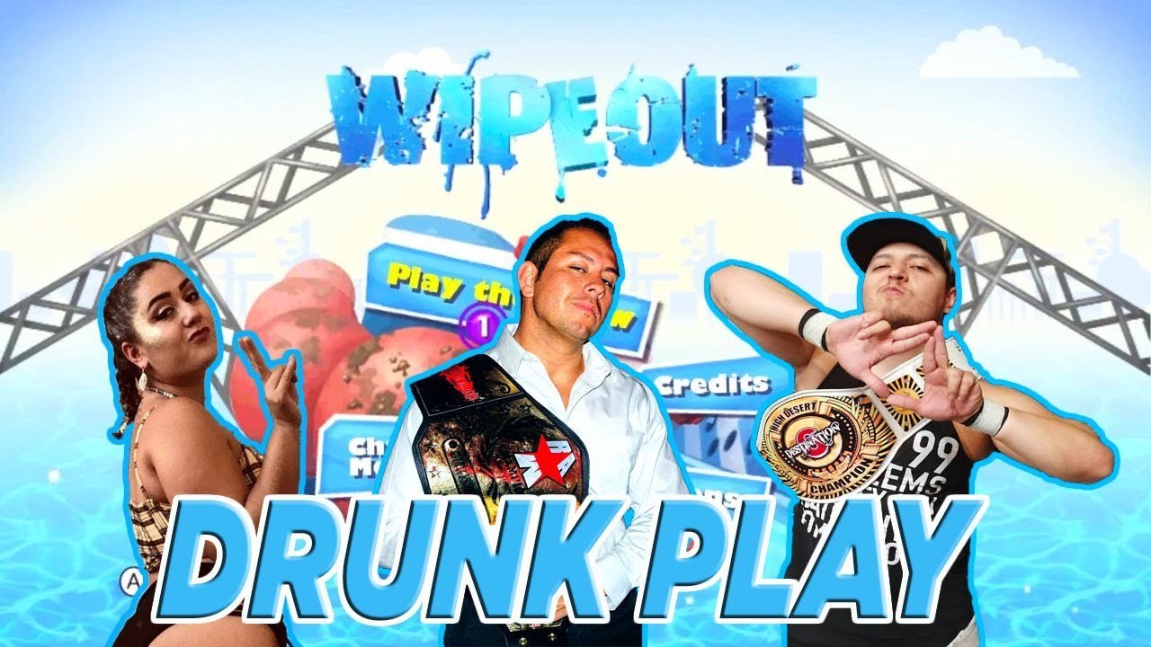 Wipeout The Game (Wii) [#1] - Drunk Play ft. Chris Evans, Johnny Saovi, & Ratgirrl