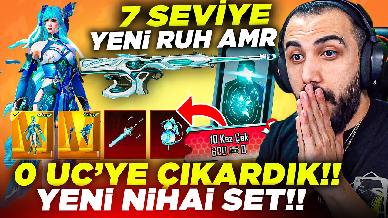 YENİ TURKUAZ NİHAİ SET VE 7 SEVİYE RUH AMR GELDİ!😱 0 UC'YE DESTANSI &Ccedil;IKARDIK! FULLEDİK | PUBG MOBILE