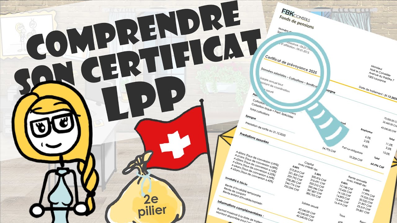 Comprendre son certificat LPP pour décrypter son 2e pilier
