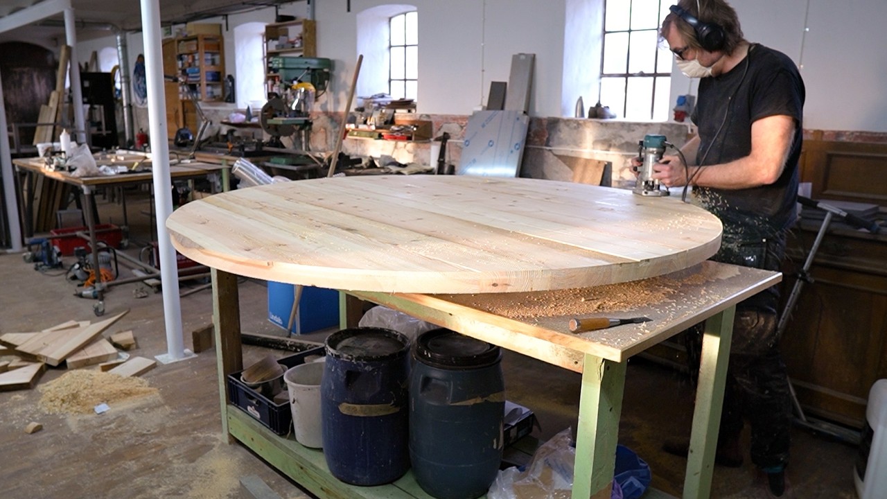 Turning Old Timber Into Restaurant Tables