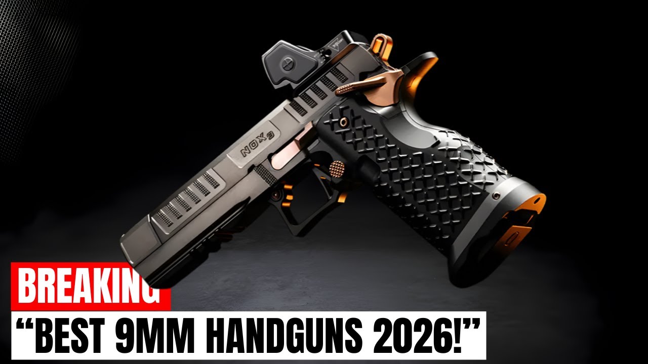 The 10 MOST Accurate 9MM HANDGuns to Defend Your Home In 2026!