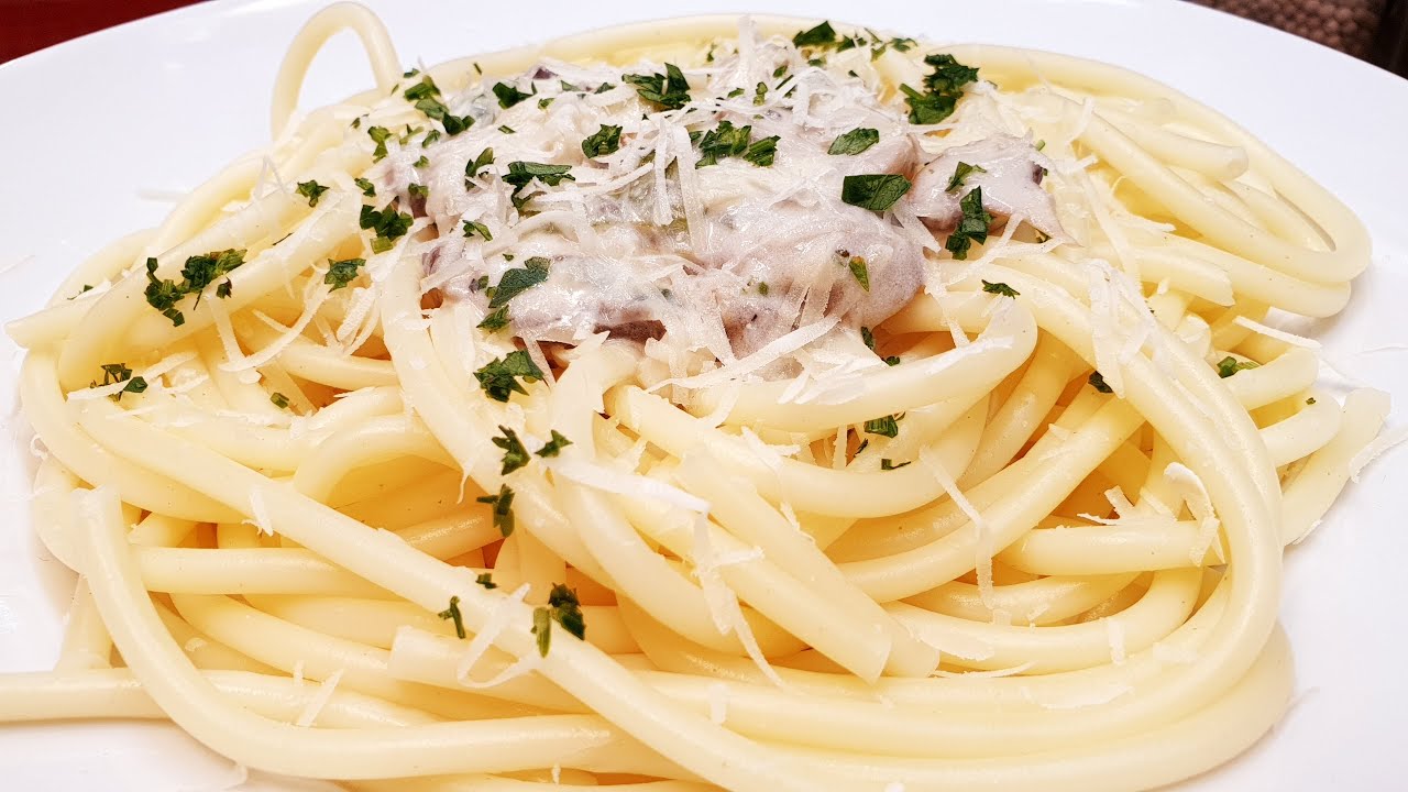 Tejszínes Gombás spagetti ~ makaróni @Szoky konyhája