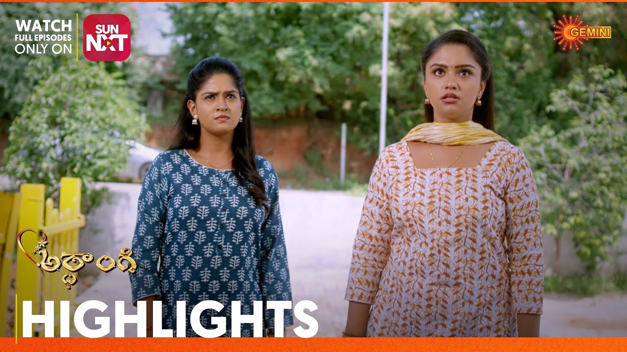 Ardhangi - Highlights of the day | Watch full EP only on Sun NXT | 02 Nov 2023  | Gemini TV