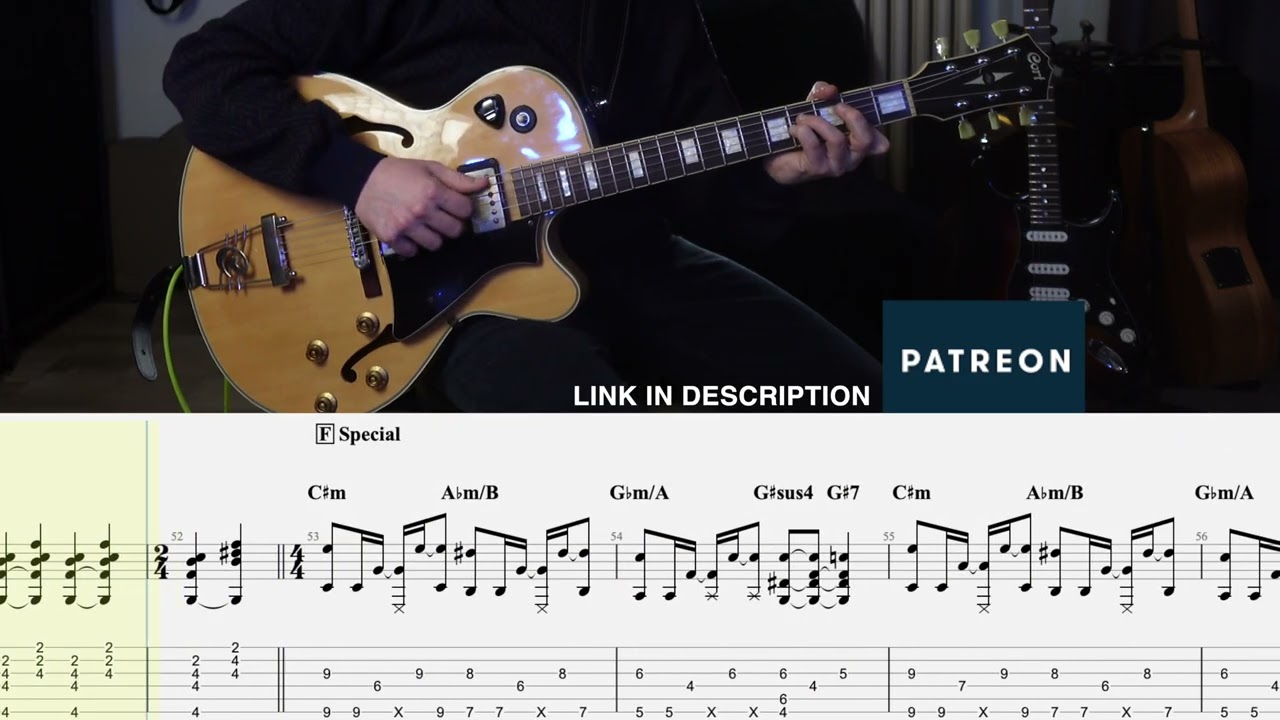 Sting - Shape Of My Heart GUITAR COVER + PLAY ALONG TAB + SCORE