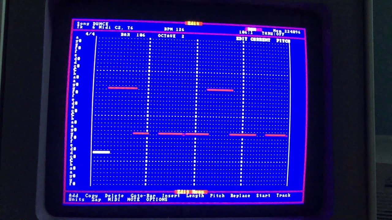 MIDI electronic music with Voyetra Sequencer Plus and Soundblaster - SIMPLETHINGSTOYS
