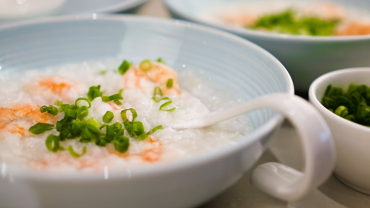 Shrimp Congee (cooked under 15 mins!!! )快速煮虾粥