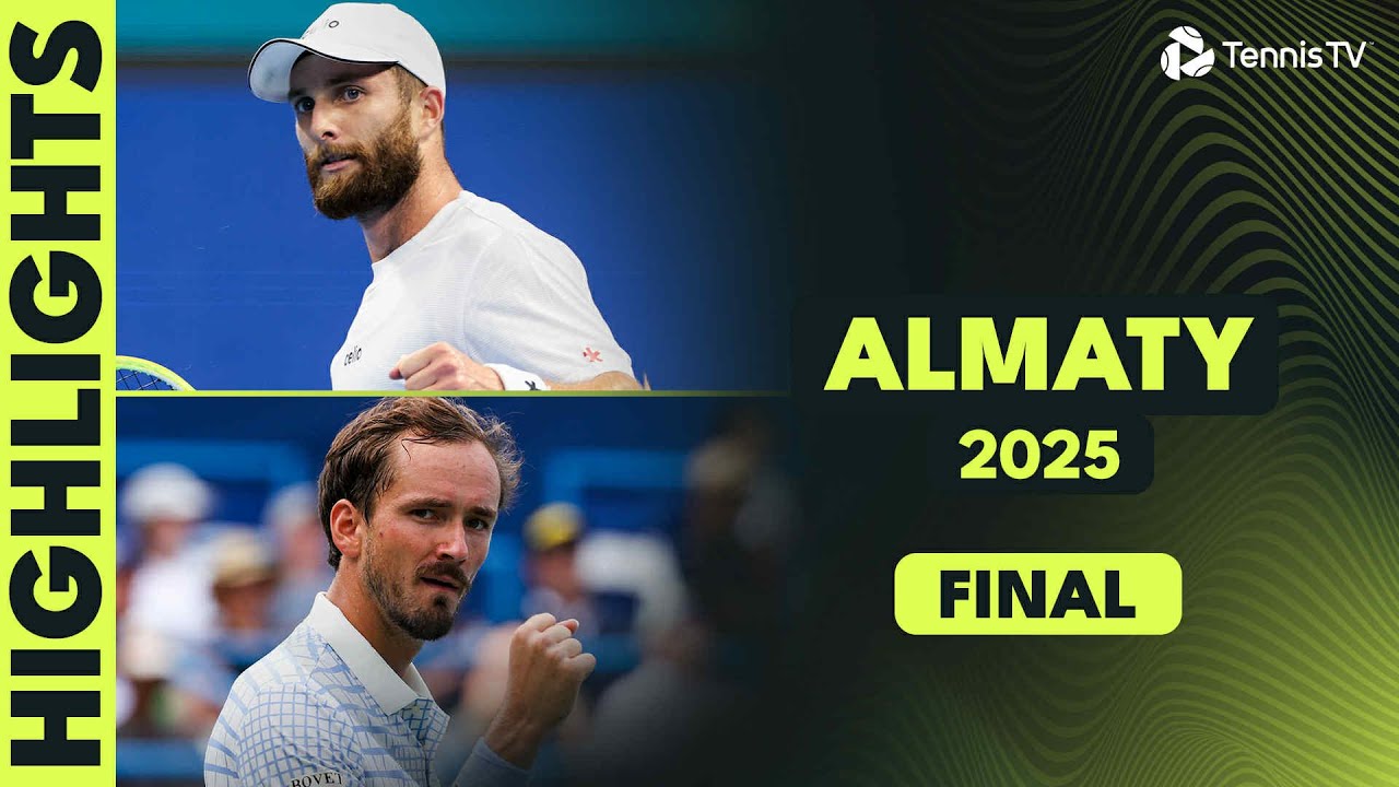 Daniil Medvedev vs Corentin Moutet For The Title! I Almaty 2025 Final Highlights