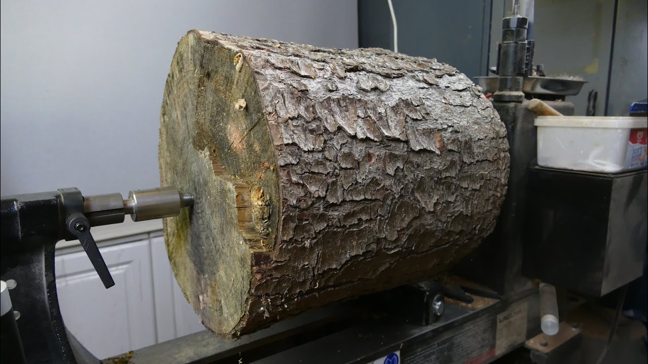 Woodturning - The Monster Pine Log!