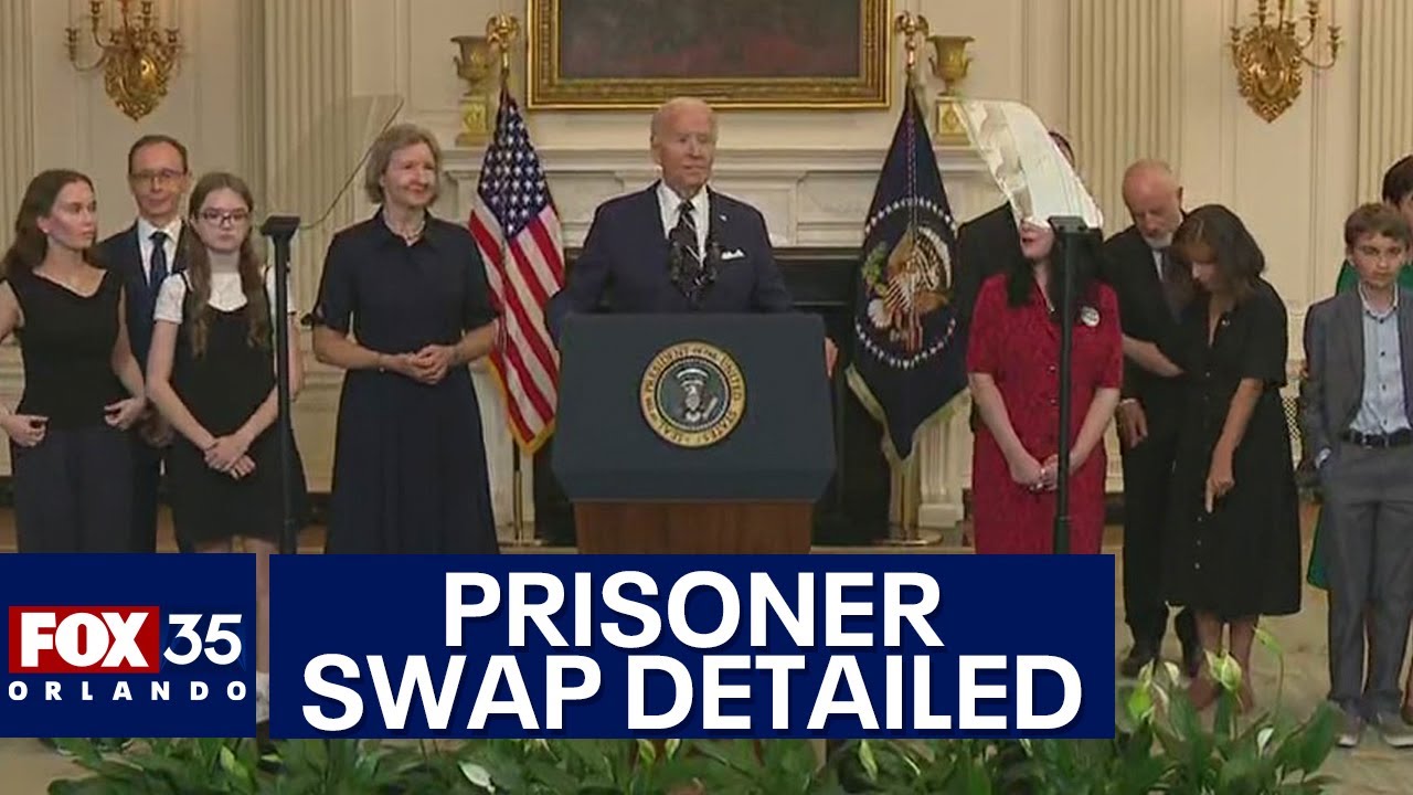 President Biden gives remarks on the US/Russia prisoner exchange