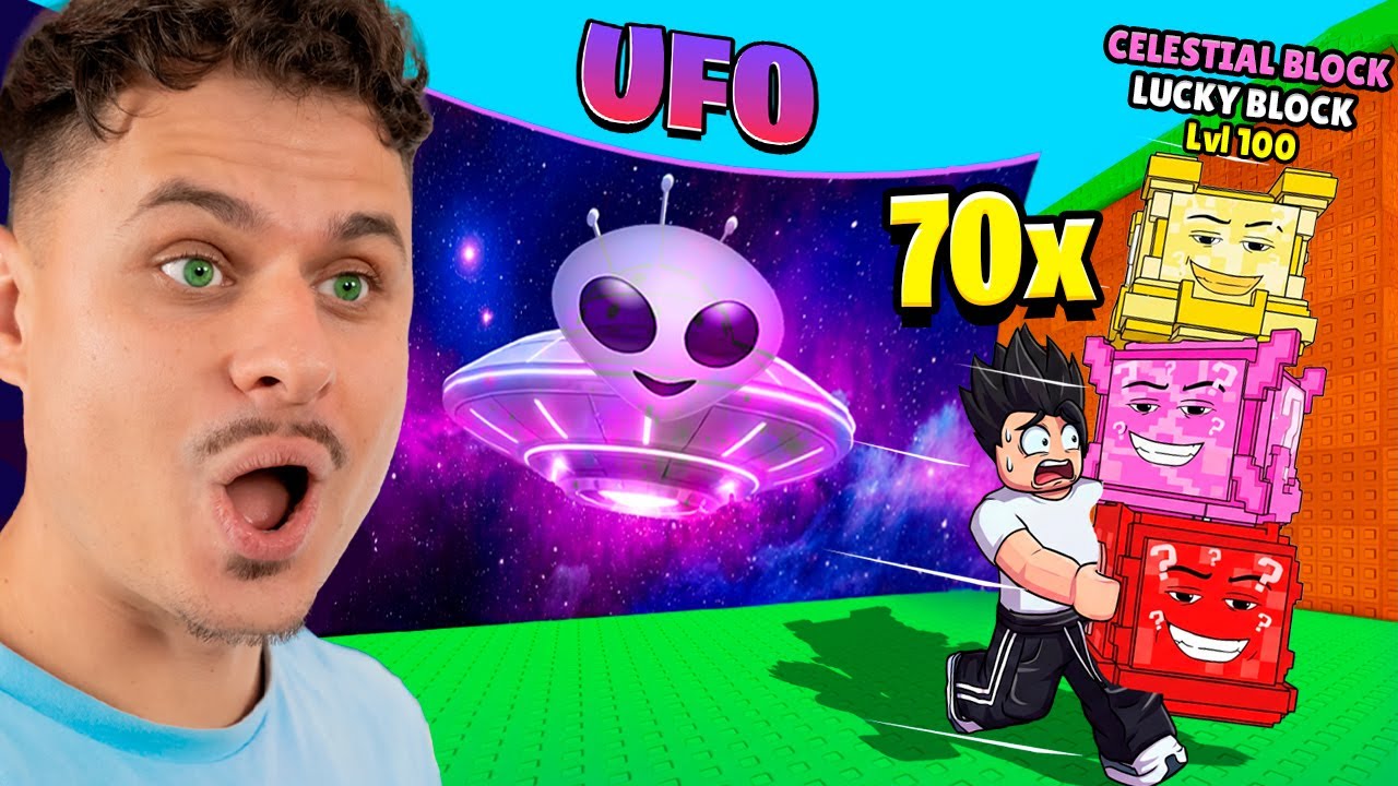 Otwieram 70 Nowych UFO Lucky Block w Roblox!