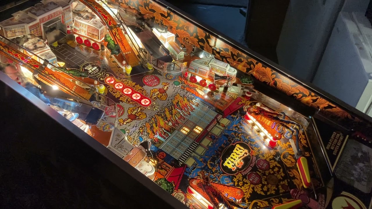 OCD LED installation for Williams Fire pinball